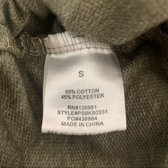 NWT PINK ROSE Olive Green Overall Sleeveless Romper Small - Picture 12 of 14